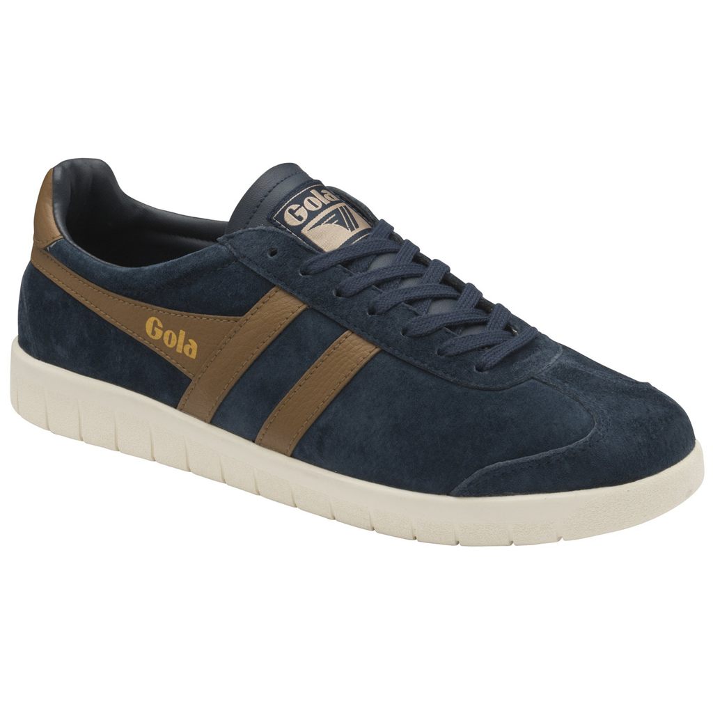 Gola Classics Hurricane Suede Sneakers Donkerblauw Wit Nederland | 128-HMOIFD