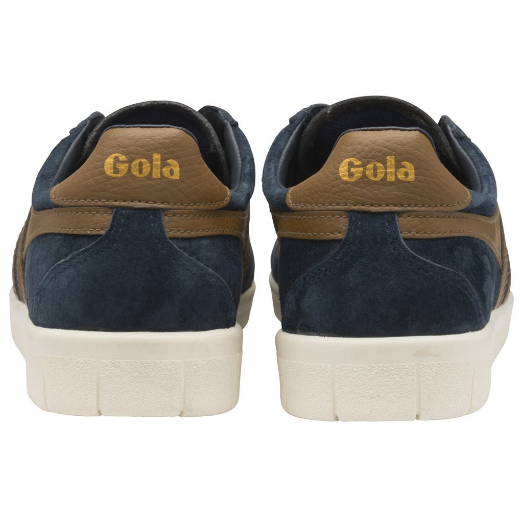 Gola Classics Hurricane Suede Sneakers Donkerblauw Wit Nederland | 128-HMOIFD