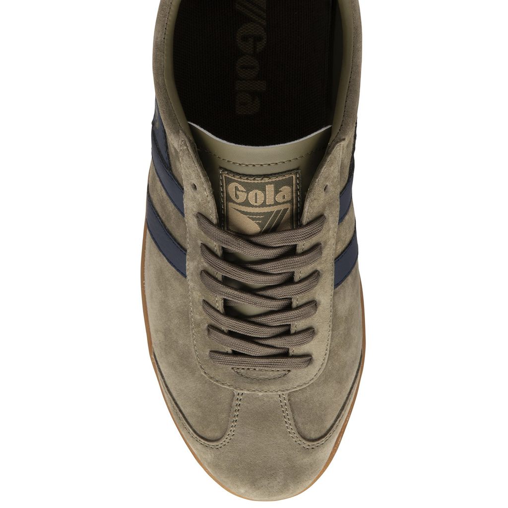 Gola Classics Hurricane Suede Sneakers Khaki Donkerblauw Khaki Nederland | 045-ABWNSK