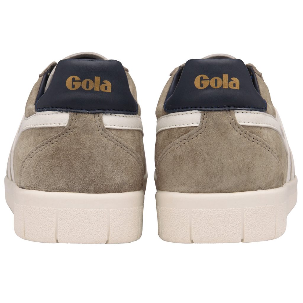 Gola Classics Hurricane Suede Sneakers Wit Donkerblauw Nederland | 764-WPIVSR