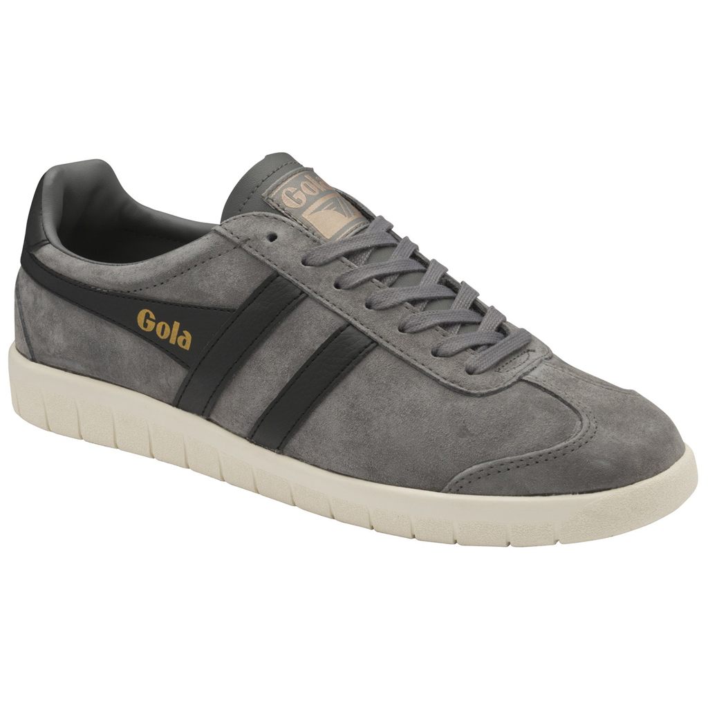 Gola Classics Hurricane Suede Sneakers Zwart Wit Nederland | 759-KREZWJ