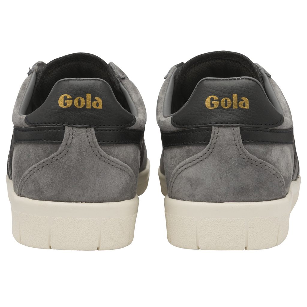 Gola Classics Hurricane Suede Sneakers Zwart Wit Nederland | 759-KREZWJ