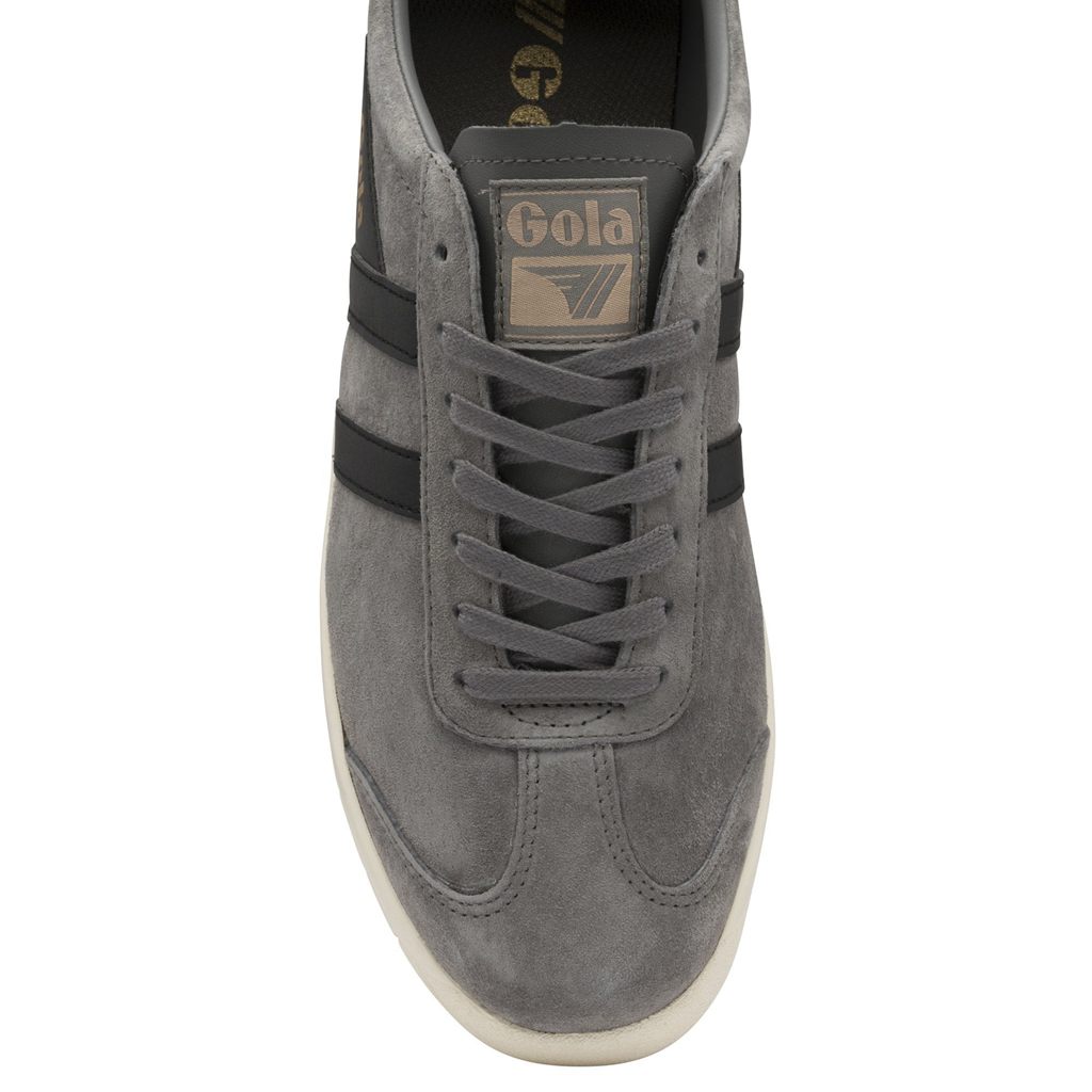 Gola Classics Hurricane Suede Sneakers Zwart Wit Nederland | 759-KREZWJ