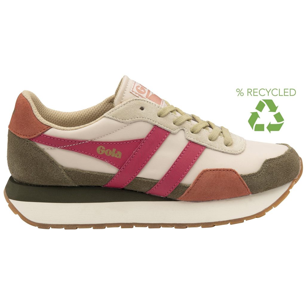 Gola Classics Indiana Sneakers Khaki Nederland | 928-MKCIVP