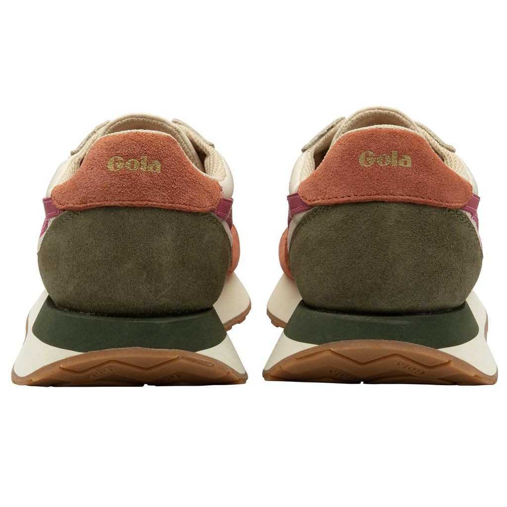 Gola Classics Indiana Sneakers Khaki Nederland | 928-MKCIVP