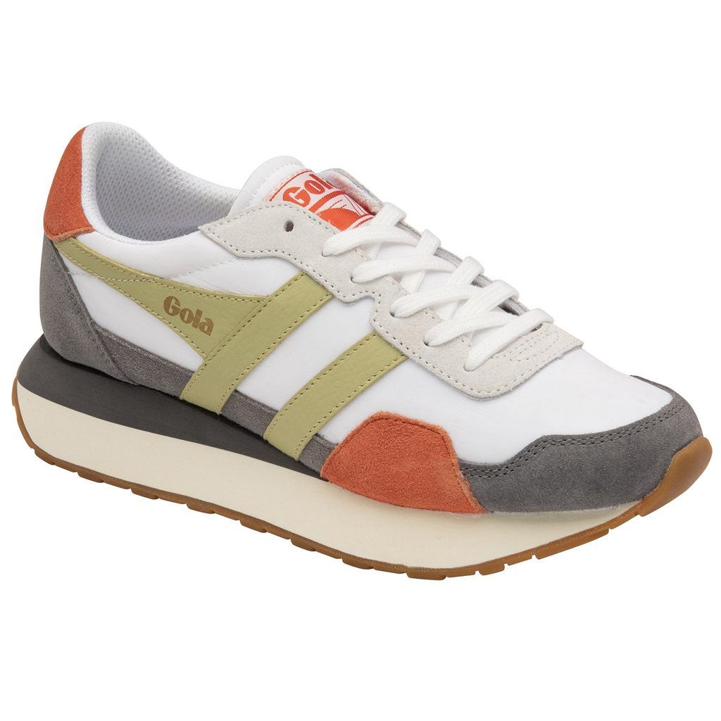 Gola Classics Indiana Sneakers Wit Citroen Nederland | 187-JXNYZV