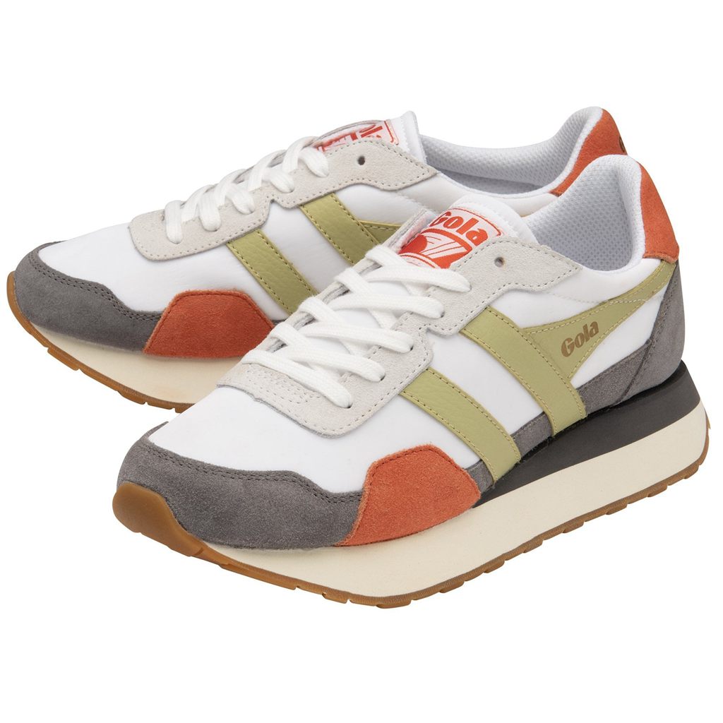 Gola Classics Indiana Sneakers Wit Citroen Nederland | 187-JXNYZV