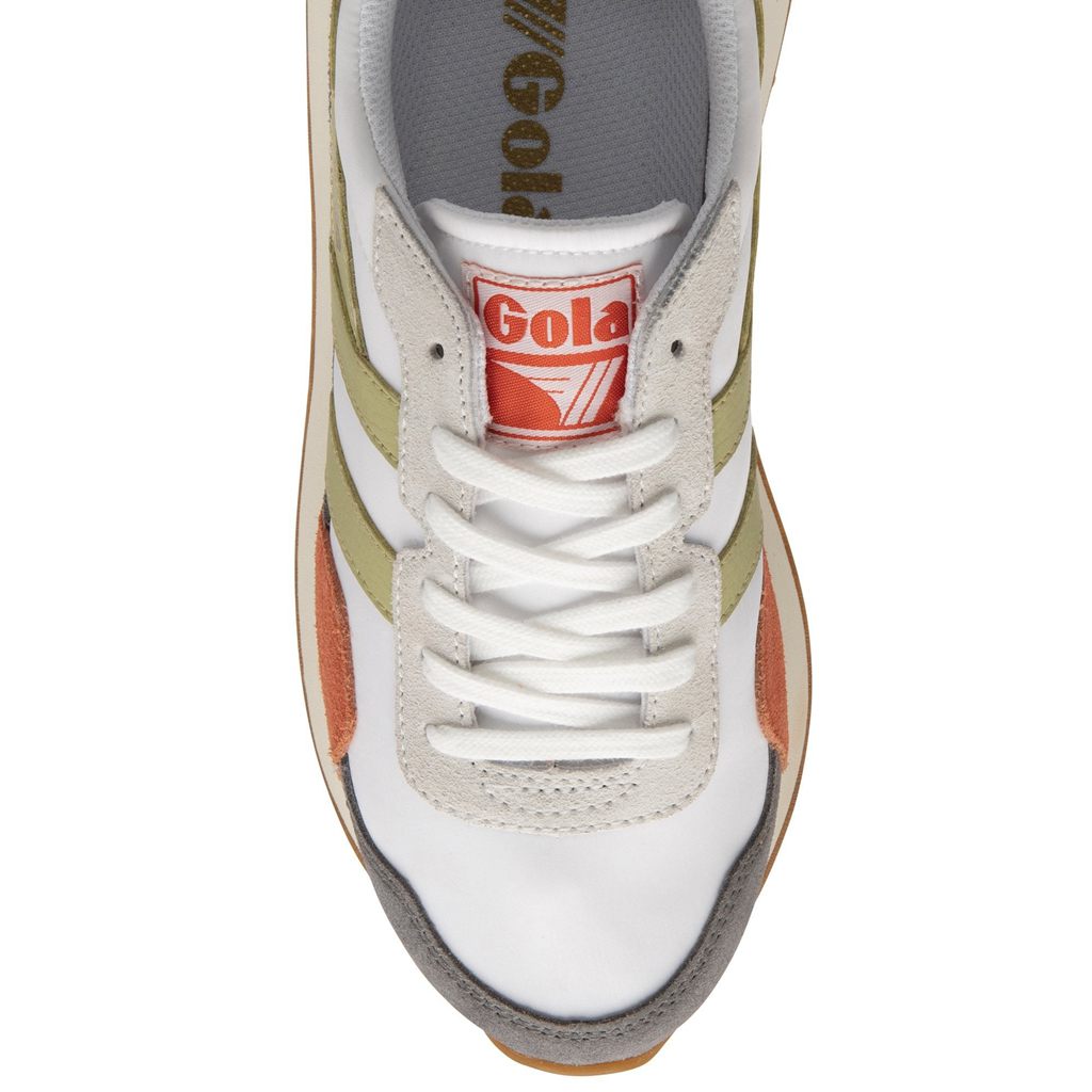 Gola Classics Indiana Sneakers Wit Citroen Nederland | 187-JXNYZV