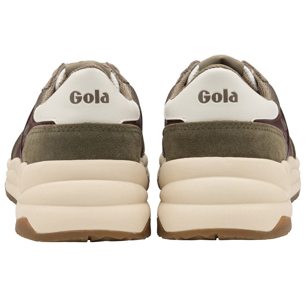 Gola Classics Jupiter Sneakers Khaki Bordeaux Nederland | 543-PXICGZ