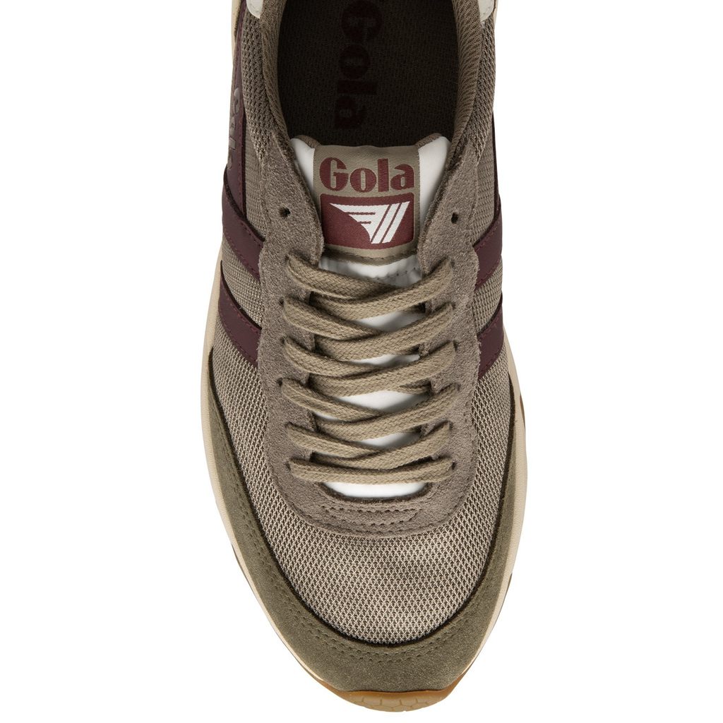 Gola Classics Jupiter Sneakers Khaki Bordeaux Nederland | 543-PXICGZ
