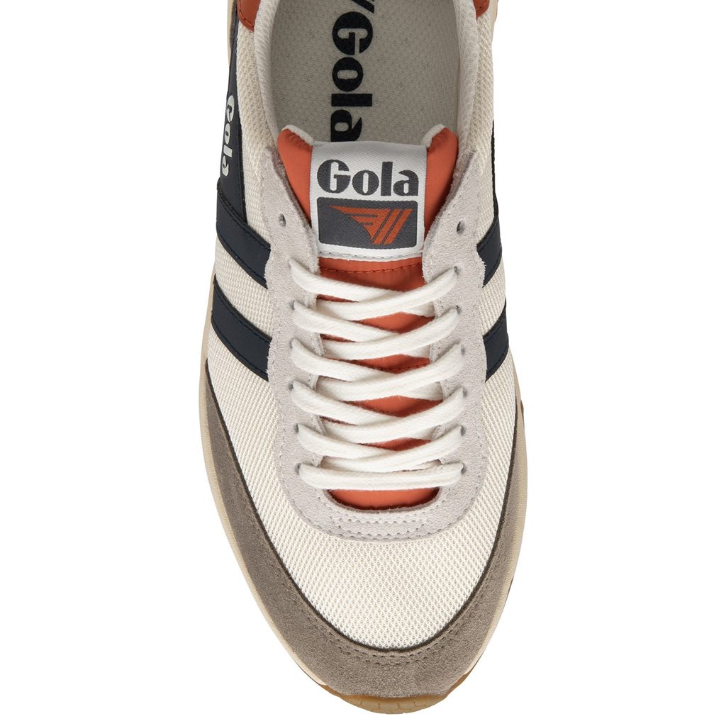 Gola Classics Jupiter Sneakers Wit Donkerblauw Nederland | 956-DERMBV