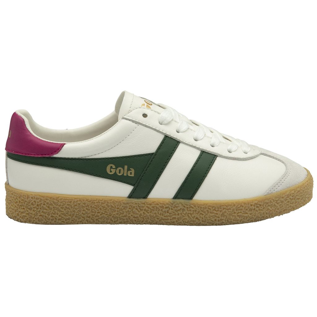 Gola Classics Medallist Leather Sneakers Wit Fuchsie Nederland | 069-WTHIUS