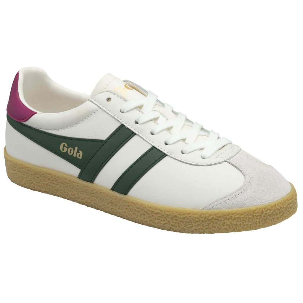Gola Classics Medallist Leather Sneakers Wit Fuchsie Nederland | 069-WTHIUS