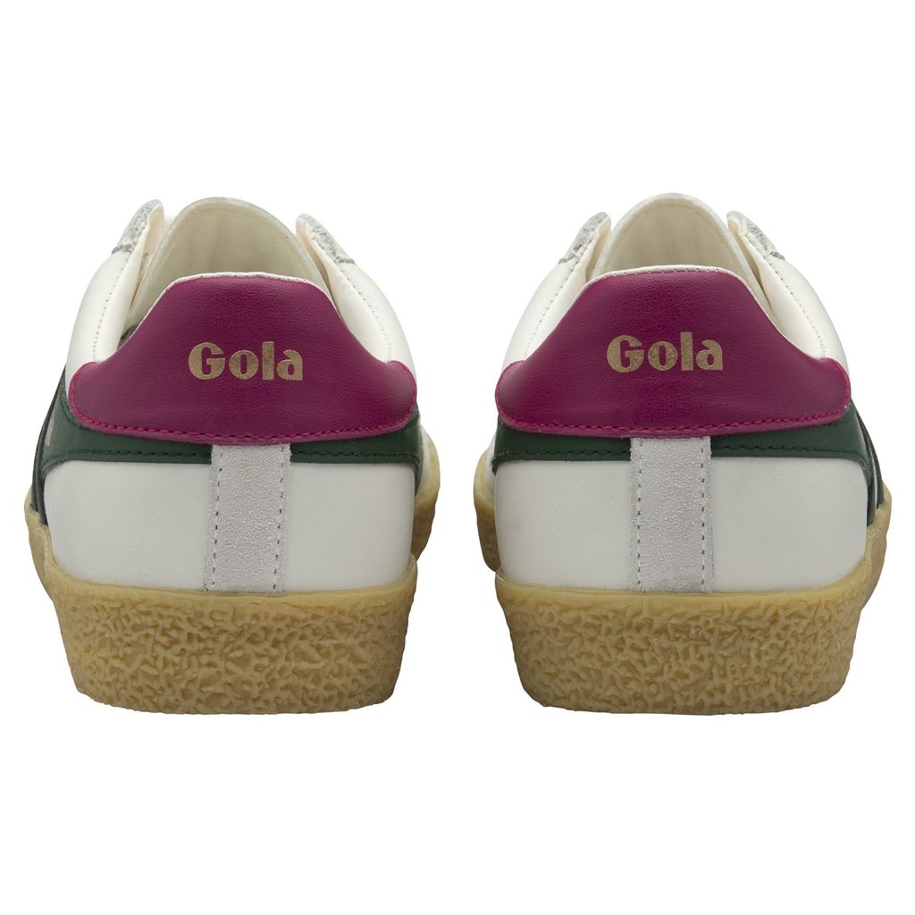 Gola Classics Medallist Leather Sneakers Wit Fuchsie Nederland | 069-WTHIUS