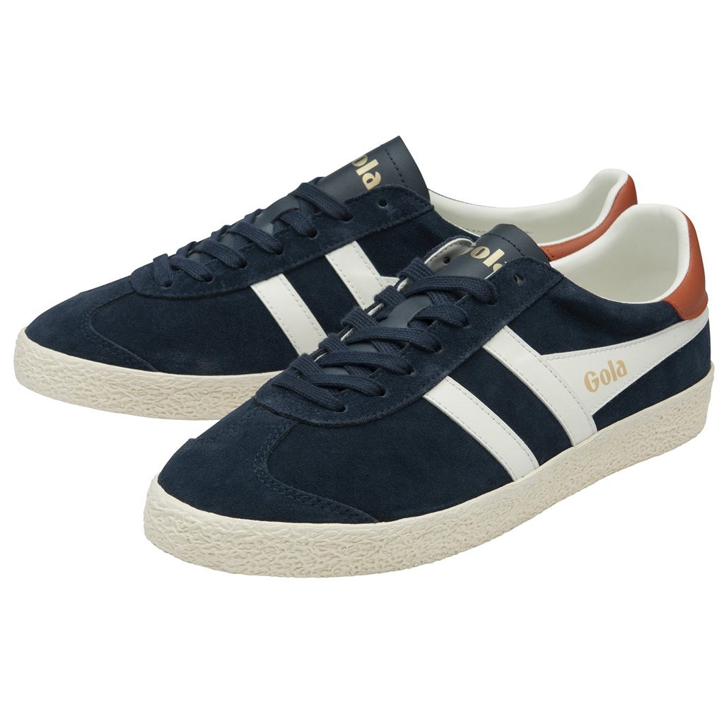 Gola Classics Medallist Sneakers Donkerblauw Wit Oranje Nederland | 746-GMAFQE