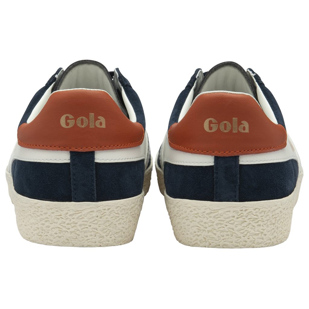 Gola Classics Medallist Sneakers Donkerblauw Wit Oranje Nederland | 746-GMAFQE