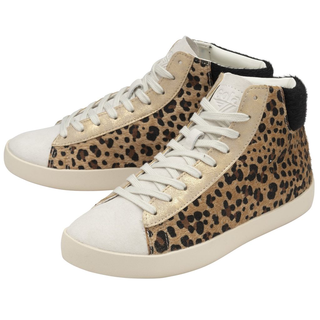 Gola Classics Nova High Oasis Sneakers Wit Leopard Nederland | 293-QKTWVG
