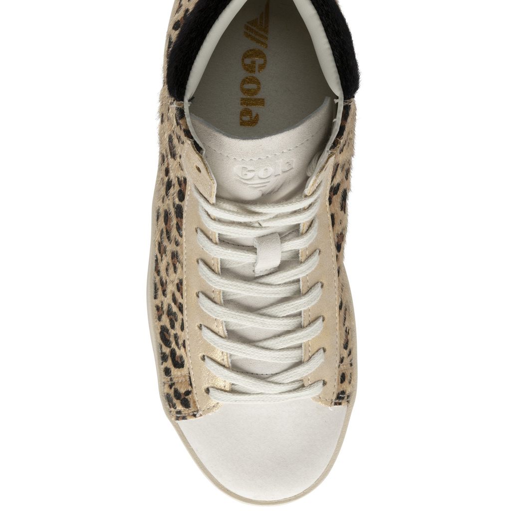 Gola Classics Nova High Oasis Sneakers Wit Leopard Nederland | 293-QKTWVG