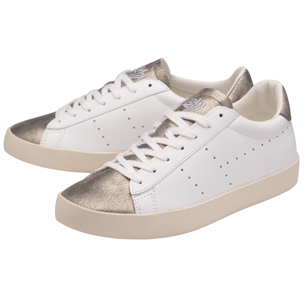 Gola Classics Nova Metallic Sneakers Wit Goud Nederland | 286-ILDXSH