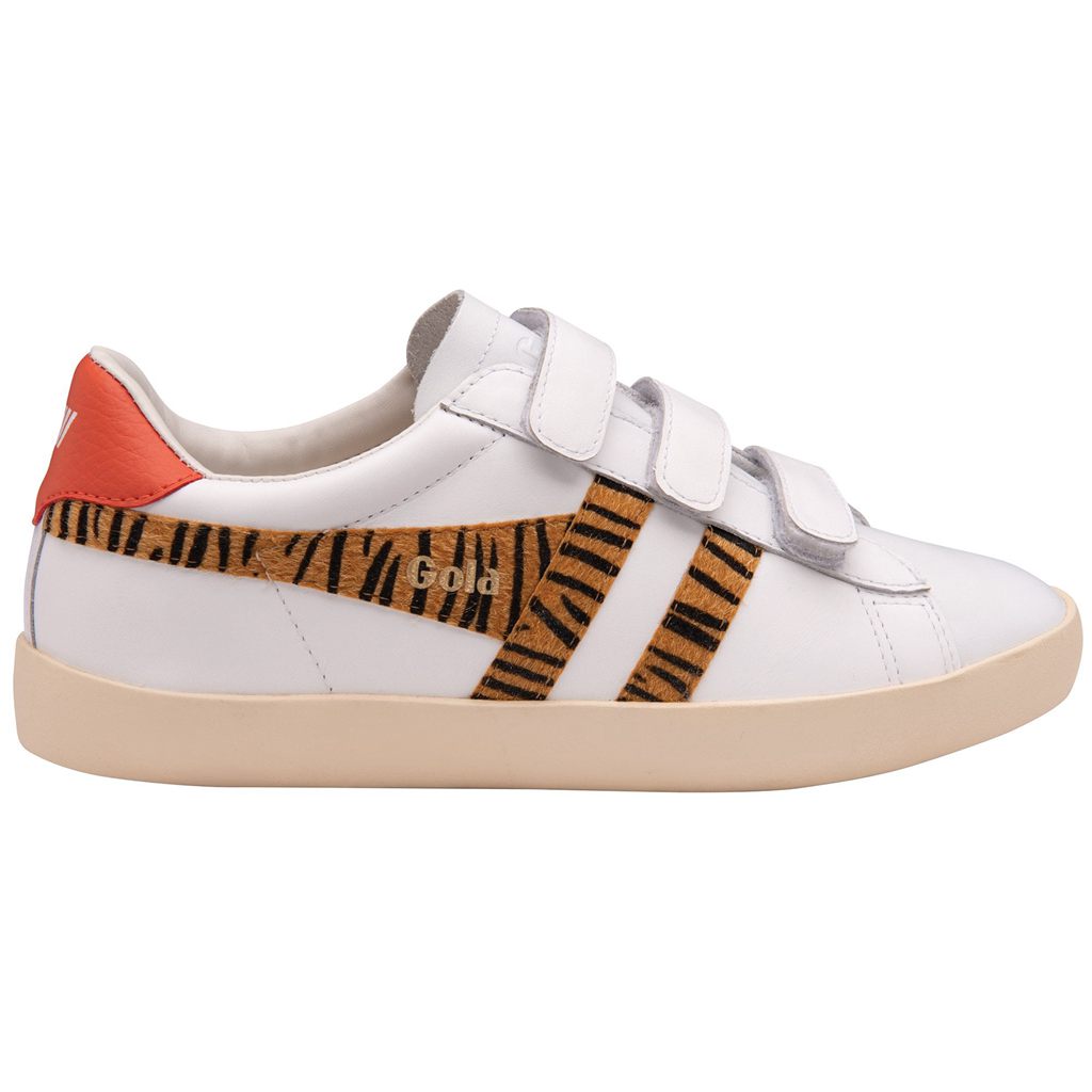 Gola Classics Nova Strap Safari Sneakers Wit Koraal Nederland | 362-TLWFEX