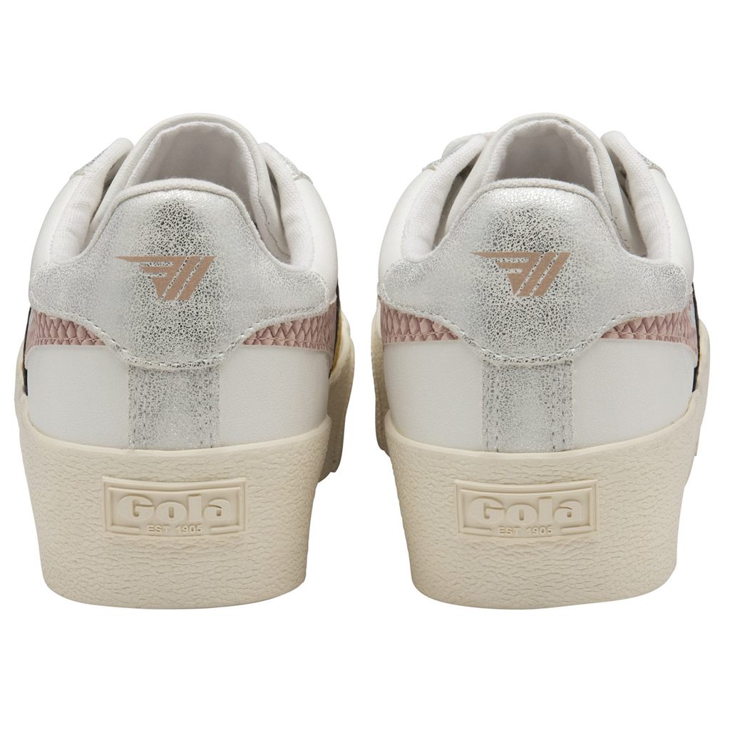 Gola Classics Orchid Platform Trident Snake Sneakers Wit Roze Nederland | 185-EUIWFV