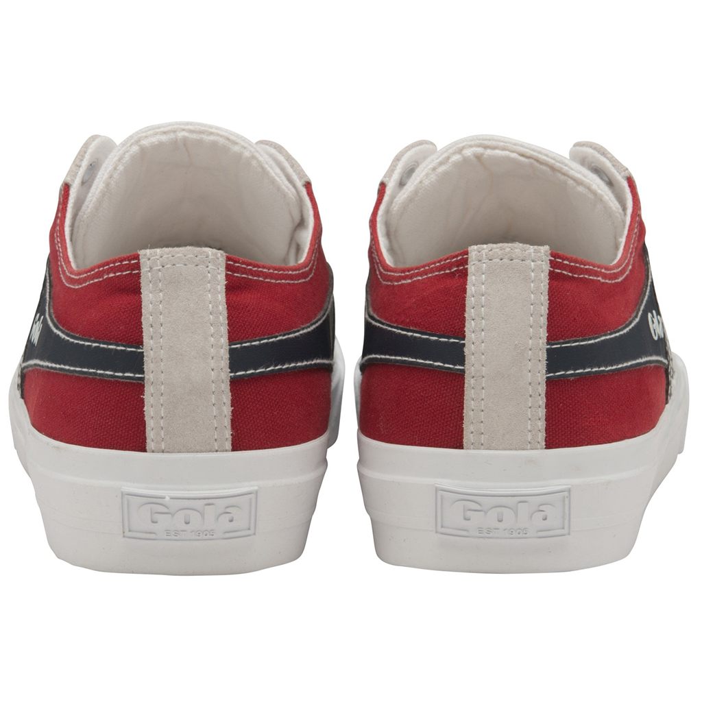 Gola Classics Quota II RWB Plimsoll Sneakers Wit Rood Donkerblauw Nederland | 317-LCPWHK