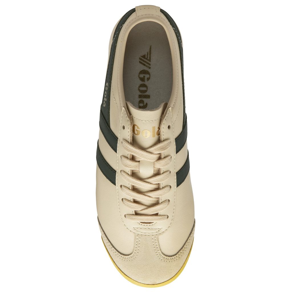 Gola Classics Race Leather Sneakers Donkerkhaki Nederland | 183-BKDGMU