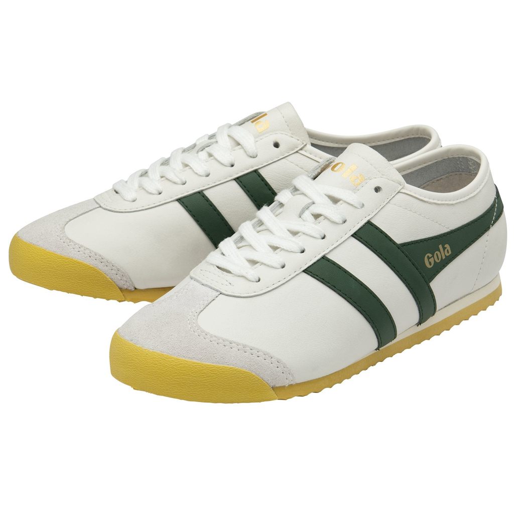 Gola Classics Race Leather Sneakers Wit Nederland | 491-KBLUVT