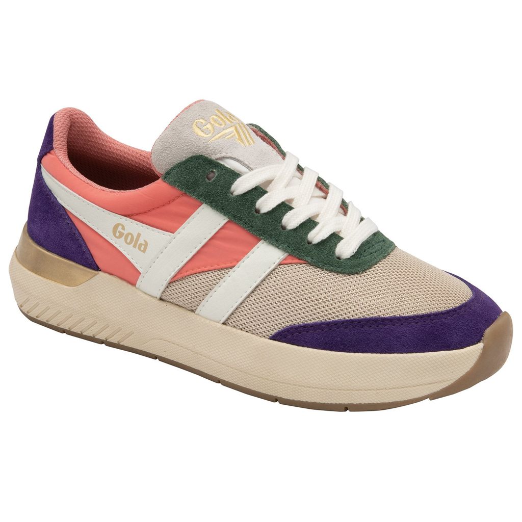 Gola Classics Raven Sneakers Koraal Roze Koningsblauw Paars Nederland | 107-MGKUDY