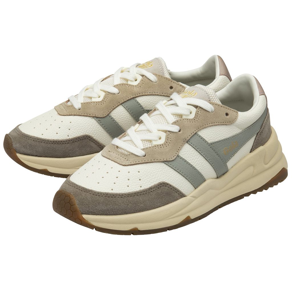 Gola Classics Saturn Quadrant Sneakers Wit Lichtgrijs Nederland | 931-WHYULQ