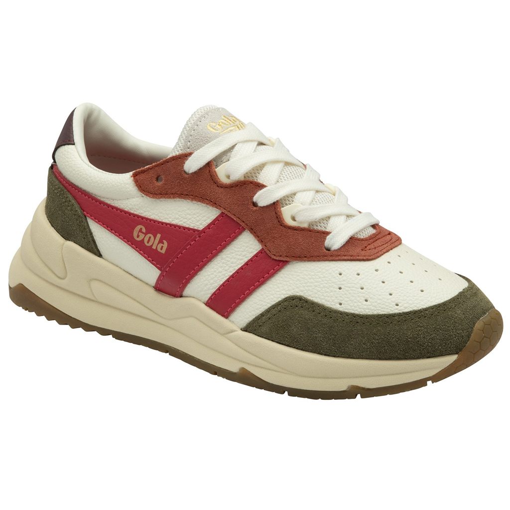 Gola Classics Saturn Quadrant Sneakers Wit Khaki Nederland | 509-FZRLDN