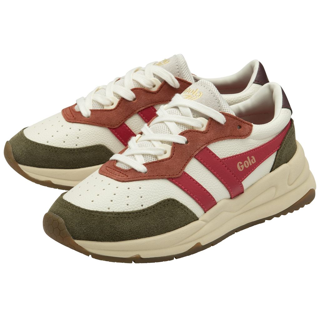 Gola Classics Saturn Quadrant Sneakers Wit Khaki Nederland | 509-FZRLDN