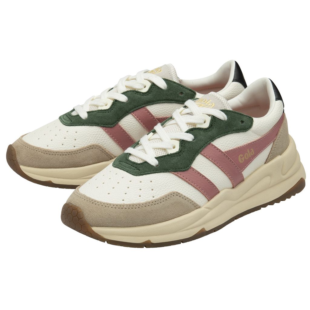 Gola Classics Saturn Quadrant Sneakers Wit Koraal Roze Nederland | 109-SVUAPE