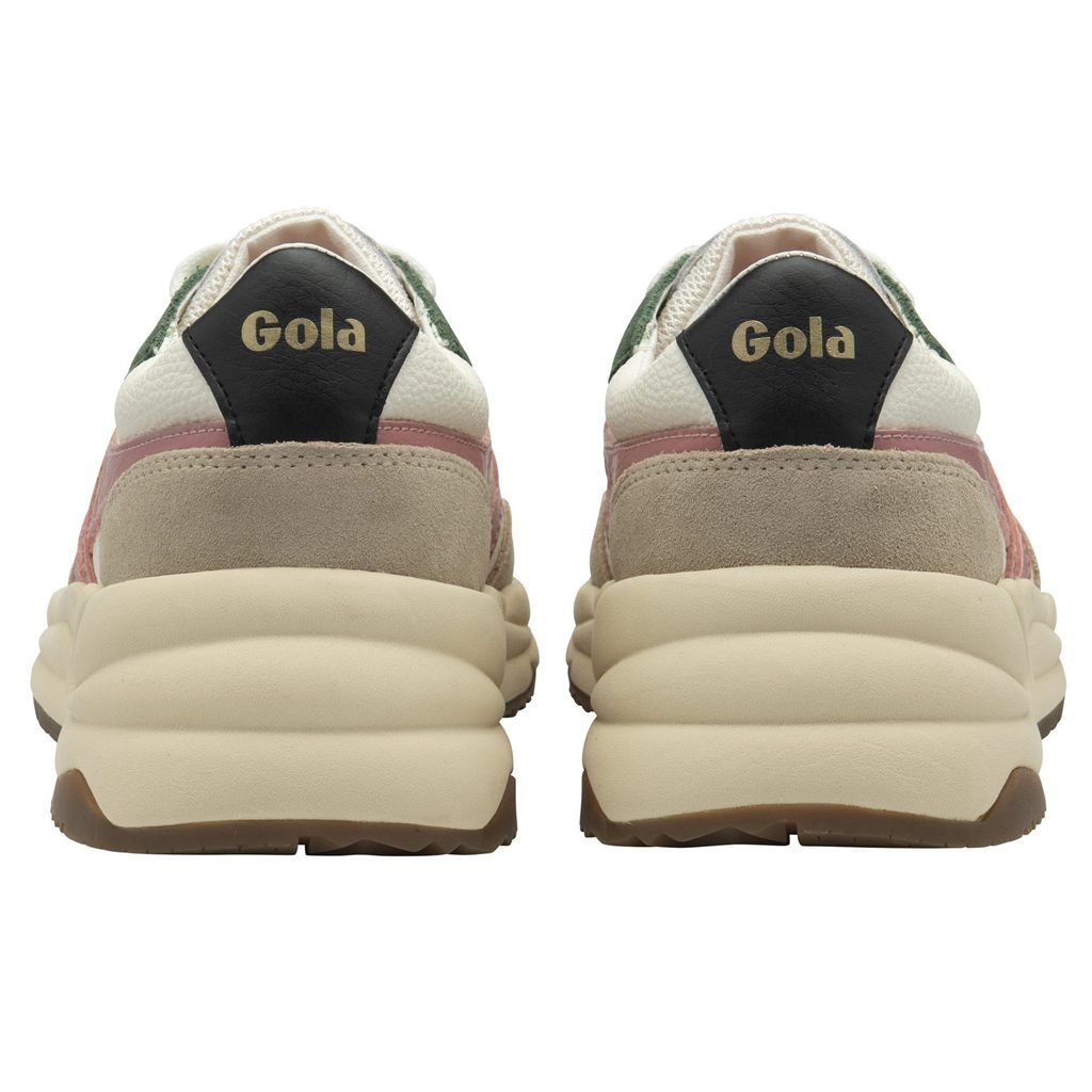 Gola Classics Saturn Quadrant Sneakers Wit Koraal Roze Nederland | 109-SVUAPE