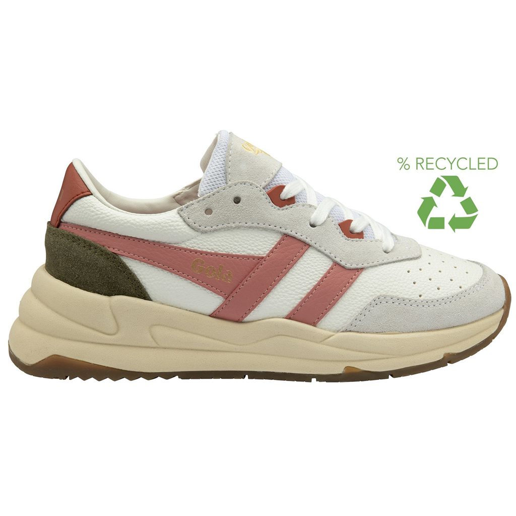 Gola Classics Saturn Sneakers Wit Koraal Roze Khaki Nederland | 145-JTIFKO