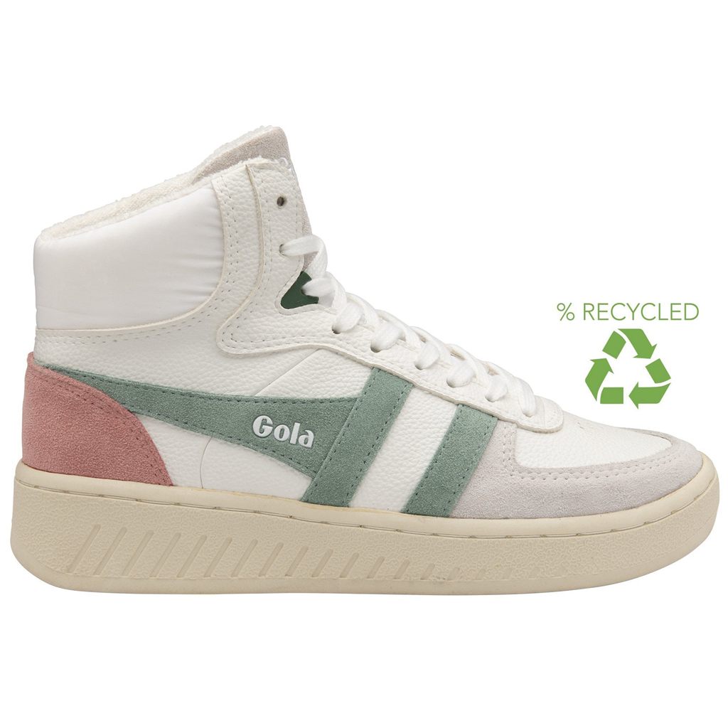 Gola Classics Slam Trident Sneakers Wit Groen Koraal Roze Nederland | 574-JLMYES