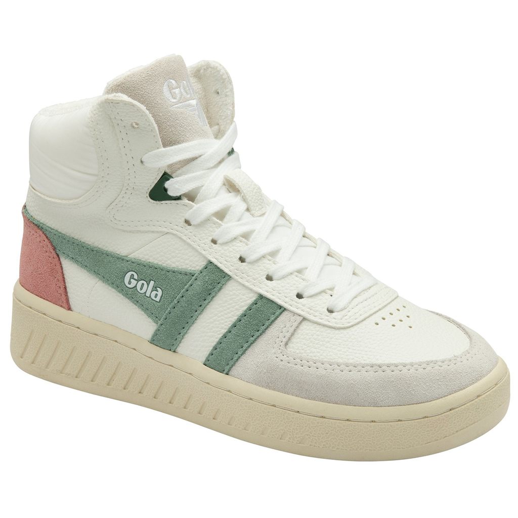 Gola Classics Slam Trident Sneakers Wit Groen Koraal Roze Nederland | 574-JLMYES
