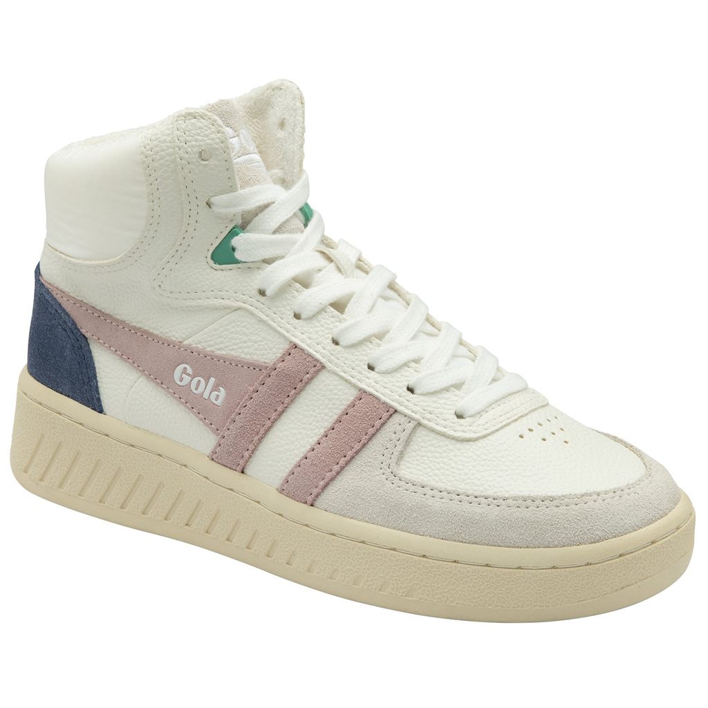 Gola Classics Slam Trident Sneakers Wit Roze Nederland | 501-KSLOIP