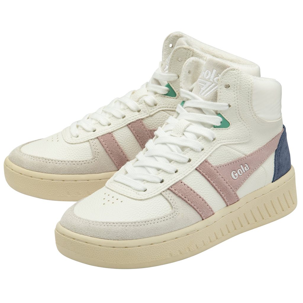 Gola Classics Slam Trident Sneakers Wit Roze Nederland | 501-KSLOIP