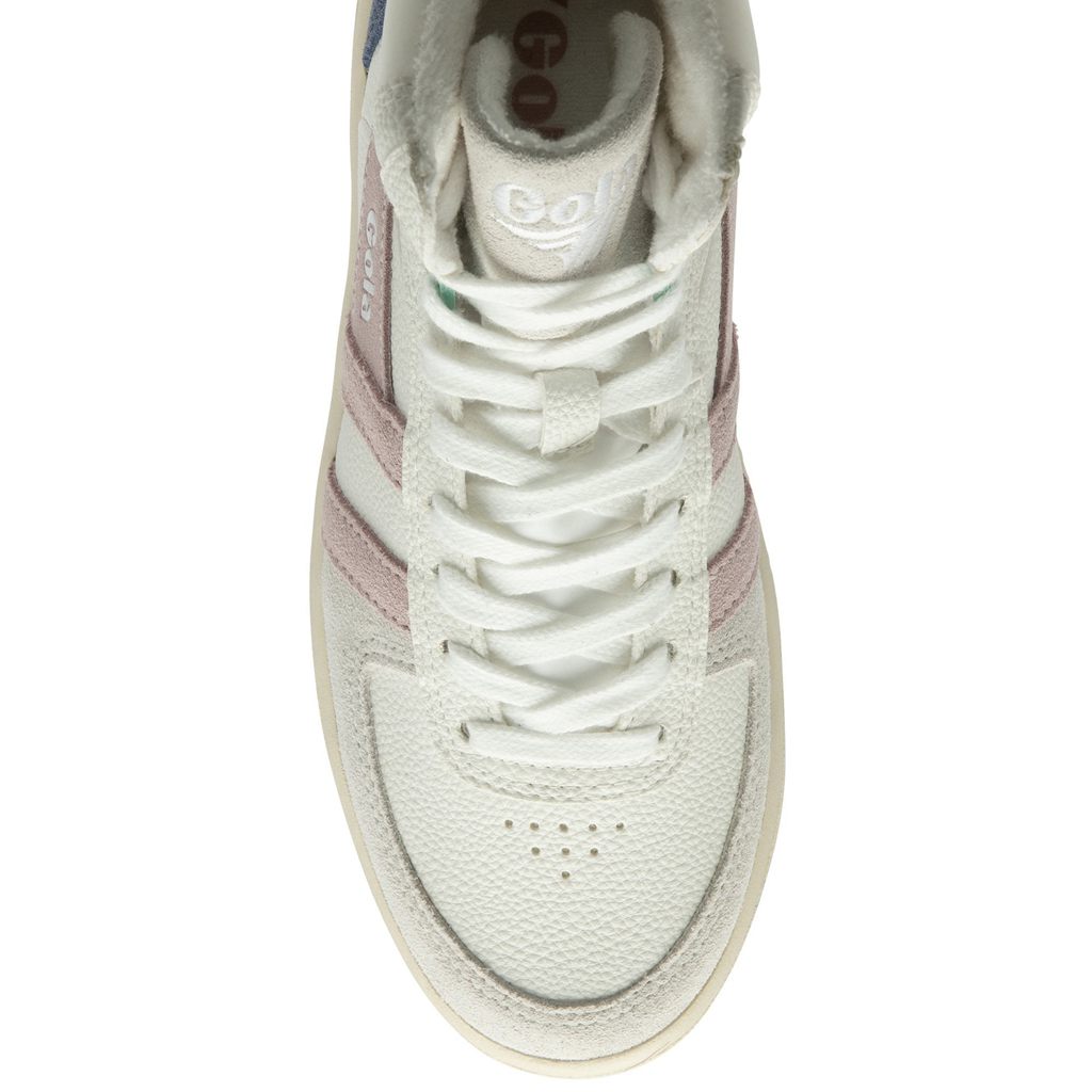 Gola Classics Slam Trident Sneakers Wit Roze Nederland | 501-KSLOIP