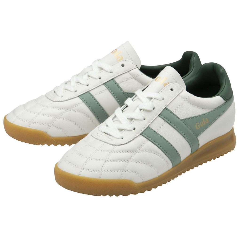 Gola Classics Stadium Sneakers Wit Groen Nederland | 240-ZDARIH