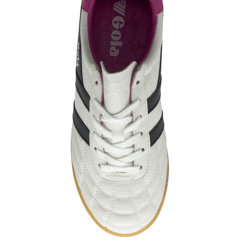 Gola Classics Stadium Sneakers Wit Zwart Roze Nederland | 703-BFARIS