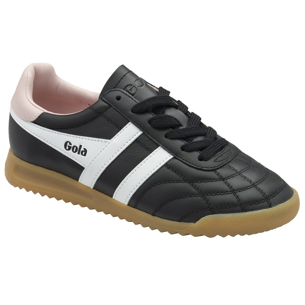 Gola Classics Stadium Sneakers Zwart Wit Roze Nederland | 162-MSJECW