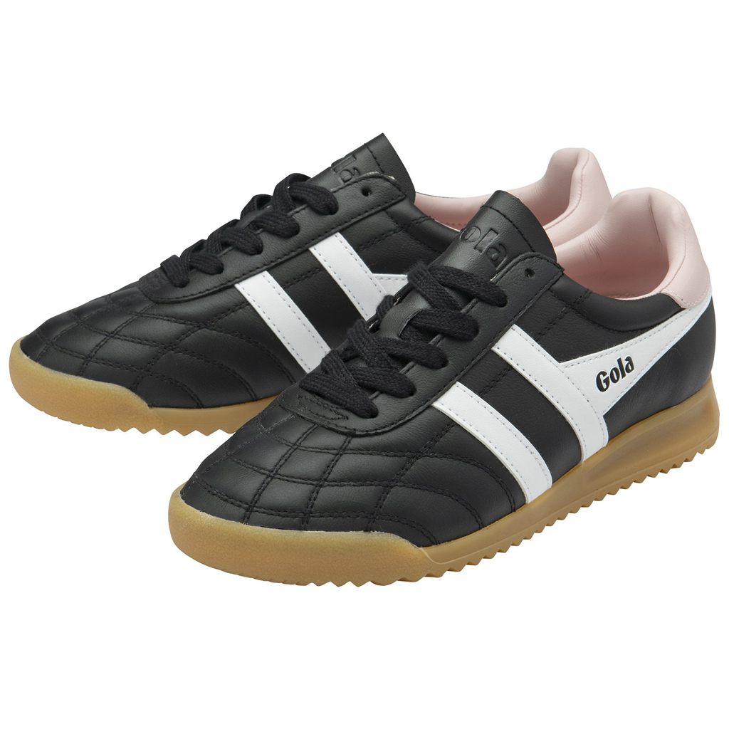 Gola Classics Stadium Sneakers Zwart Wit Roze Nederland | 162-MSJECW
