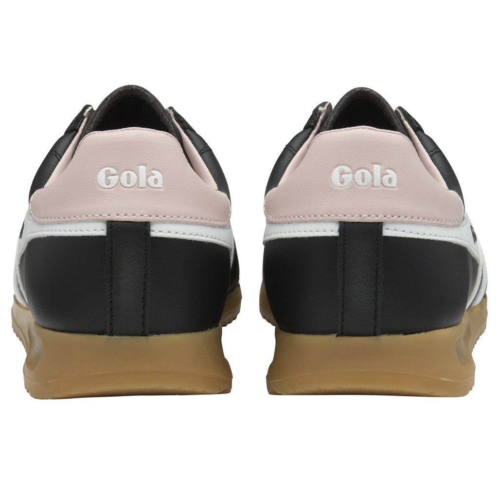 Gola Classics Stadium Sneakers Zwart Wit Roze Nederland | 162-MSJECW