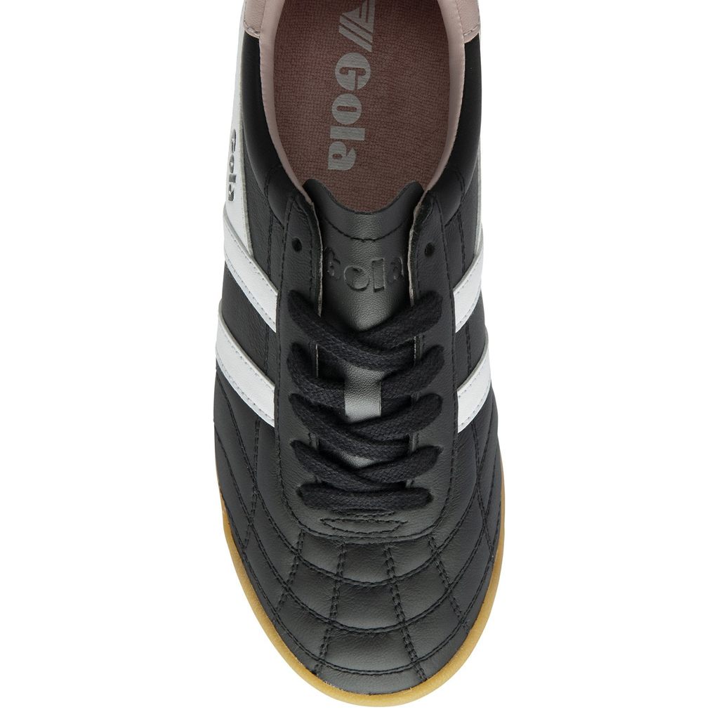 Gola Classics Stadium Sneakers Zwart Wit Roze Nederland | 162-MSJECW