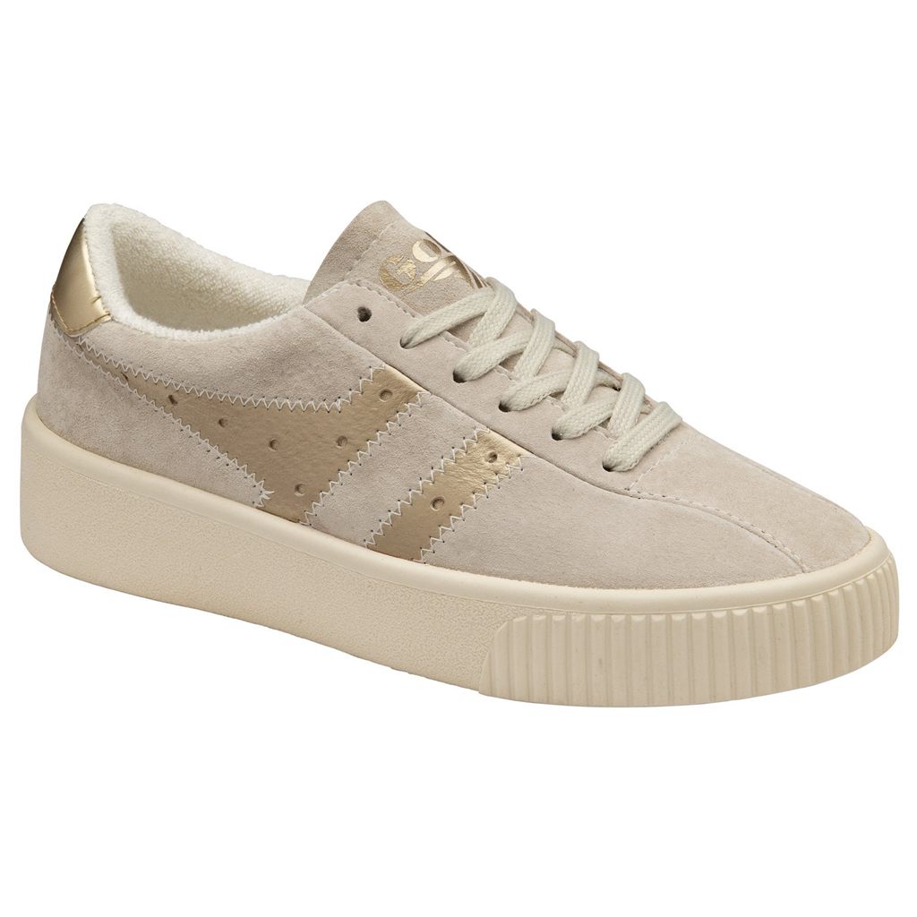 Gola Classics Super Court Metallic Sneakers Wit Goud Nederland | 976-CWLUMJ