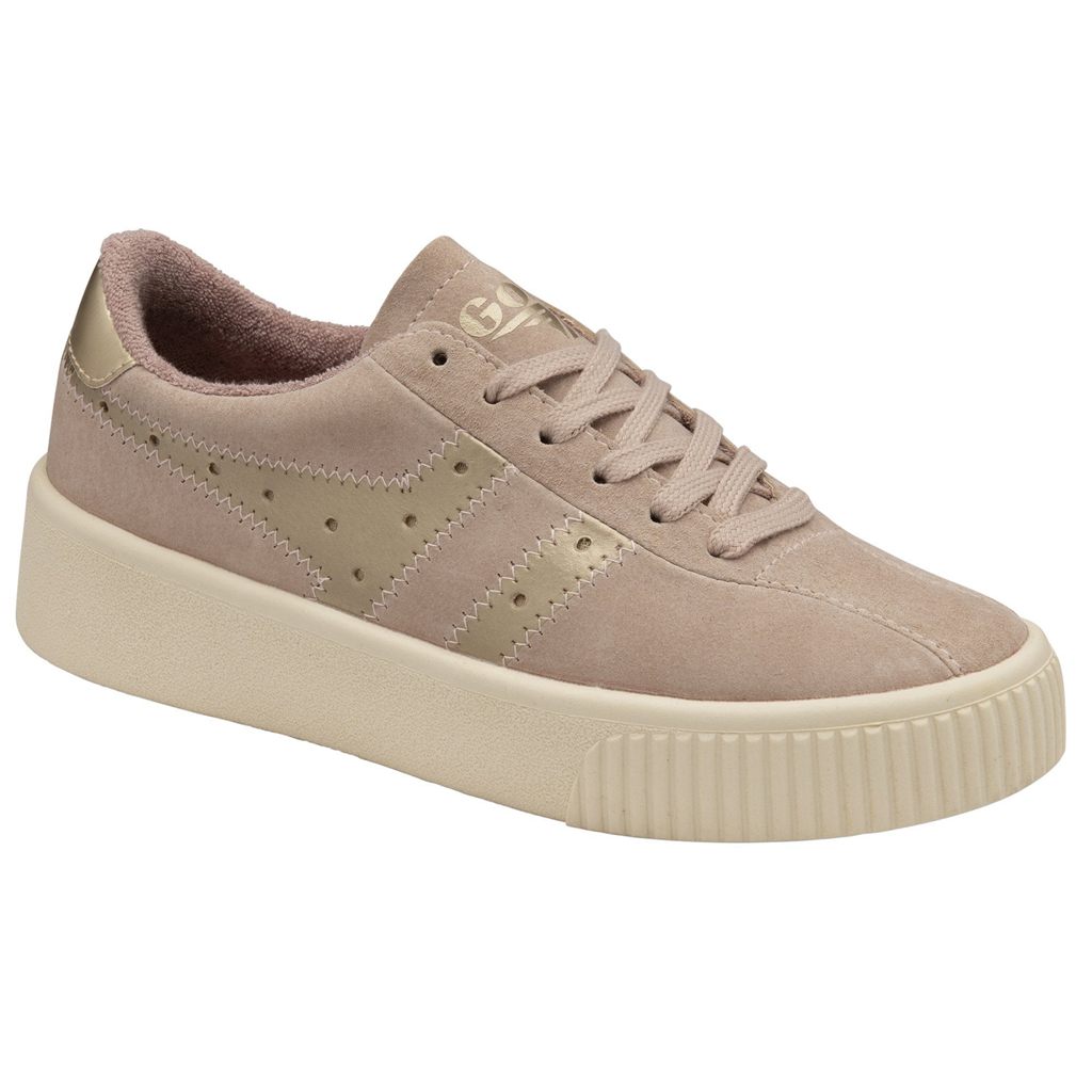 Gola Classics Super Court Metallic Sneakers Goud Nederland | 879-CFMHAK