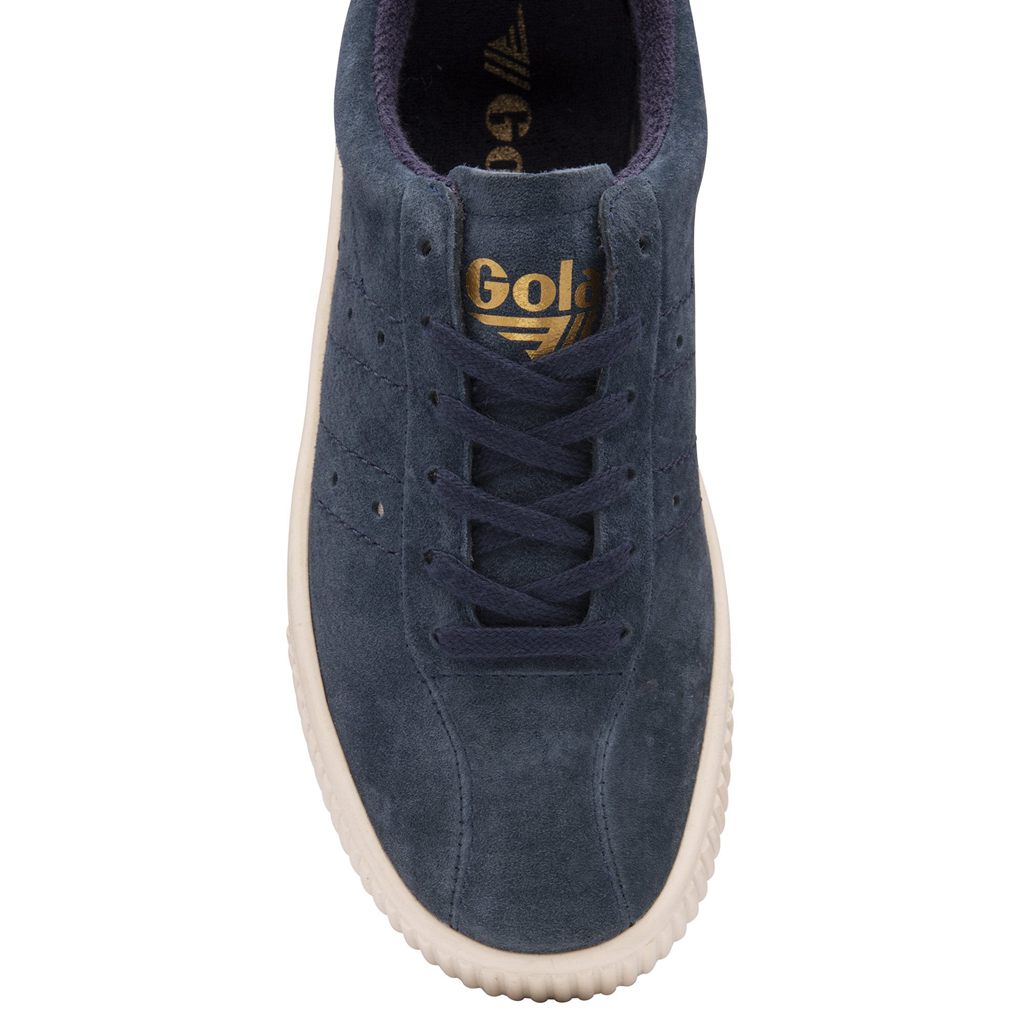 Gola Classics Super Court Suede Sneakers Donkerblauw Roze Nederland | 496-CFOIHG