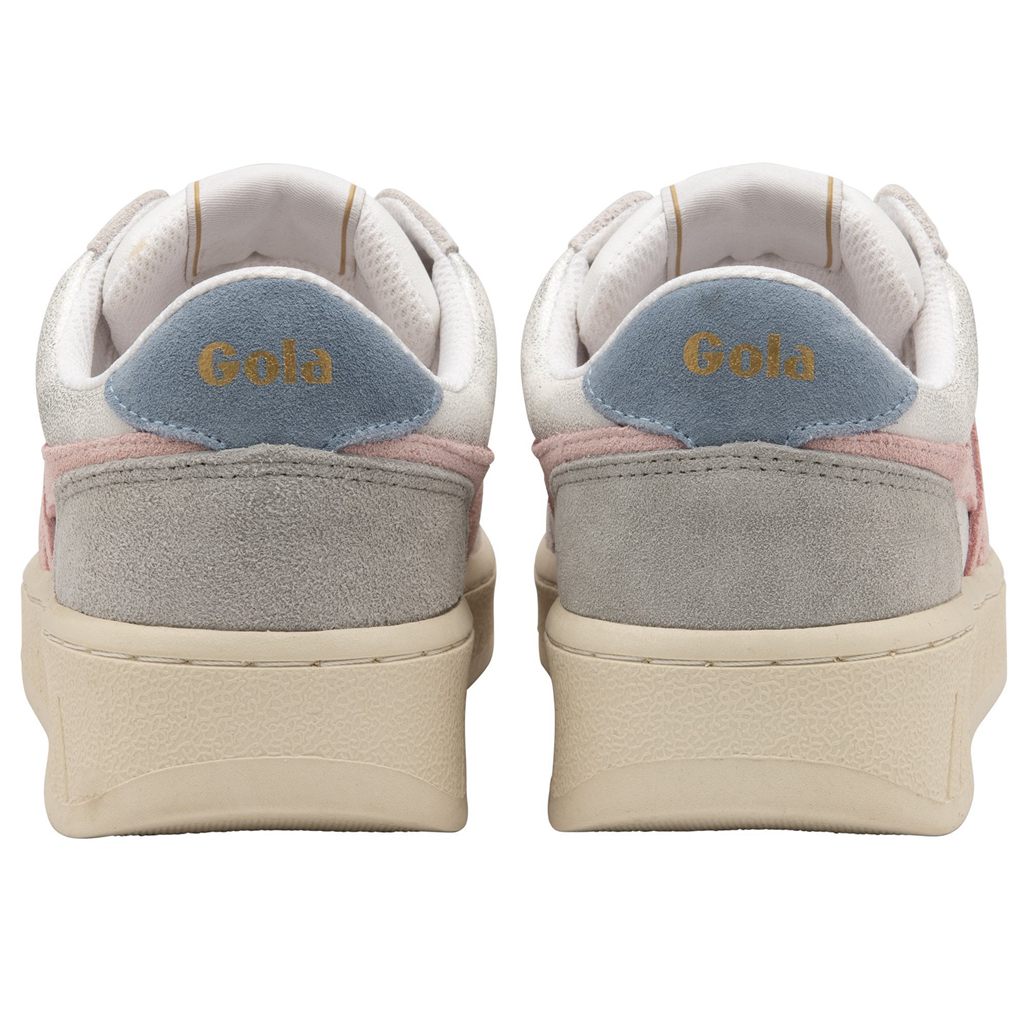 Gola Classics Superslam Blaze Sneakers Wit Roze Nederland | 436-TYISNL